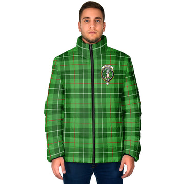 Clephan Tartan Padded Jacket with Family Crest