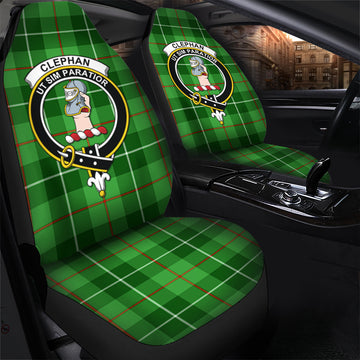 Clephane (Clephan) Tartan Car Seat Cover with Family Crest - Tartan Vibes Clothing