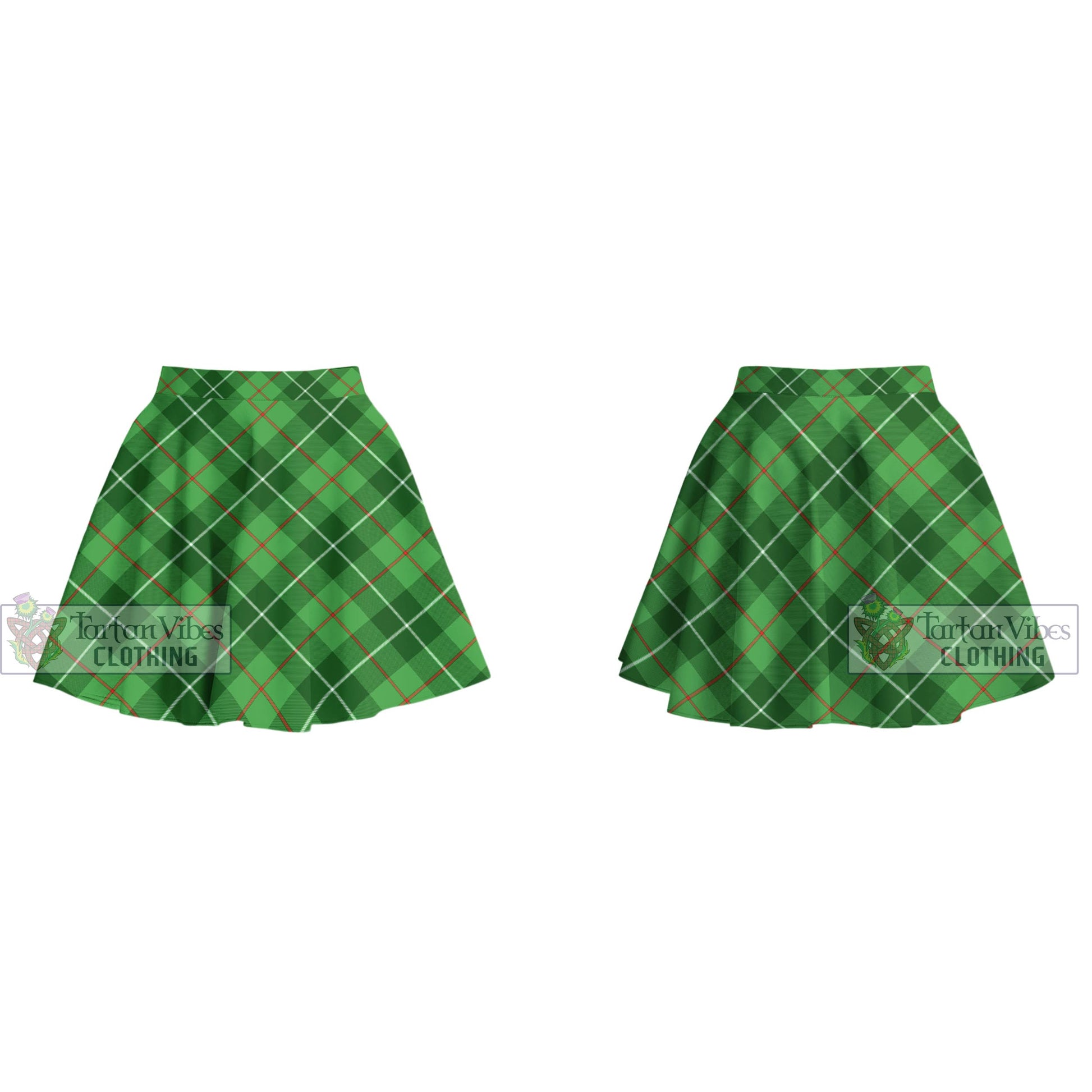 Tartan Vibes Clothing Clephan Tartan Women's Plated Mini Skirt