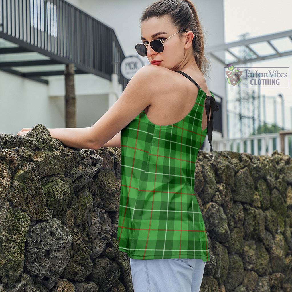 Clephane (Clephan) Tartan Loose Halter Neck Camisole - Tartan Vibes Clothing