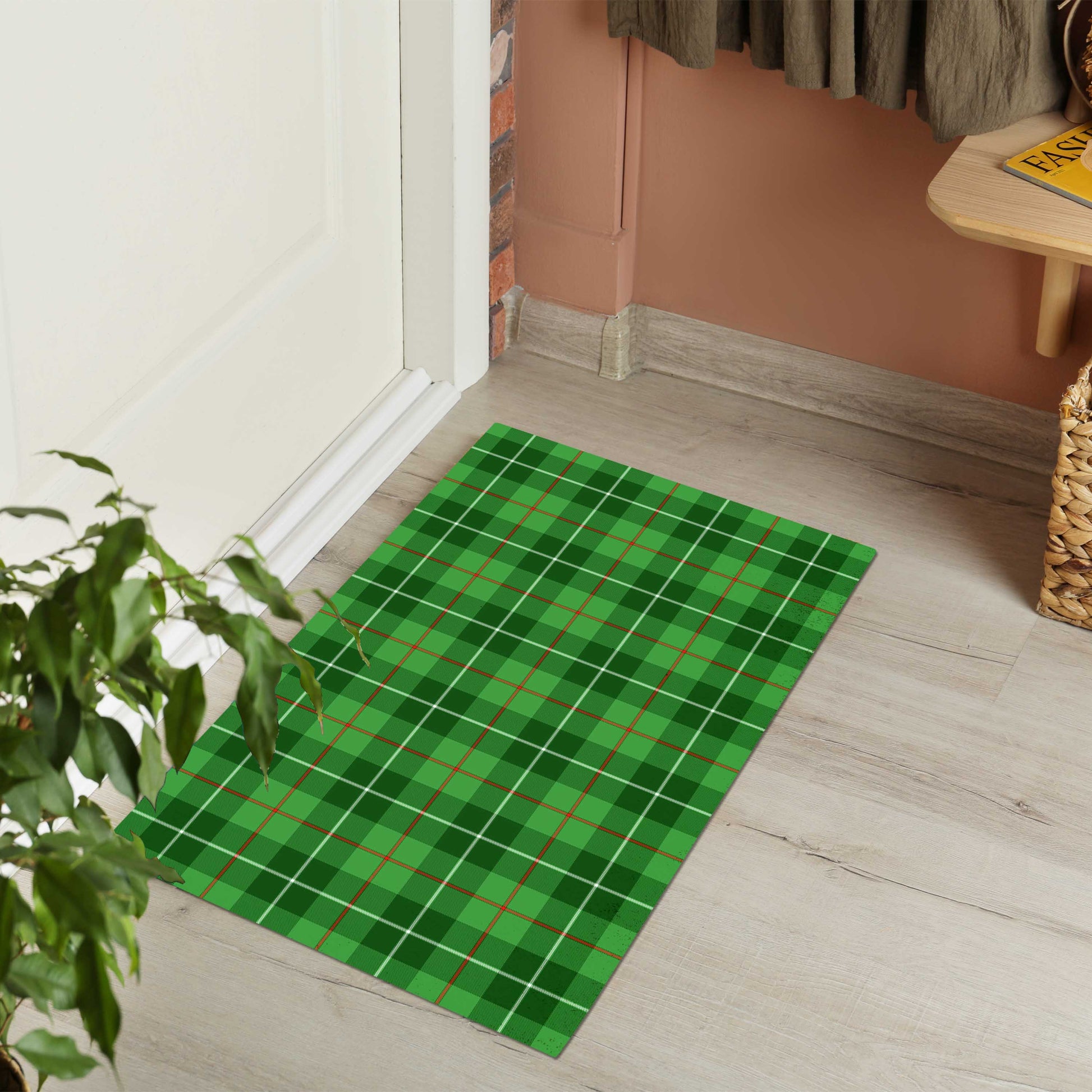 Clephane (Clephan) Tartan Rubber Doormat - Tartan Vibes Clothing