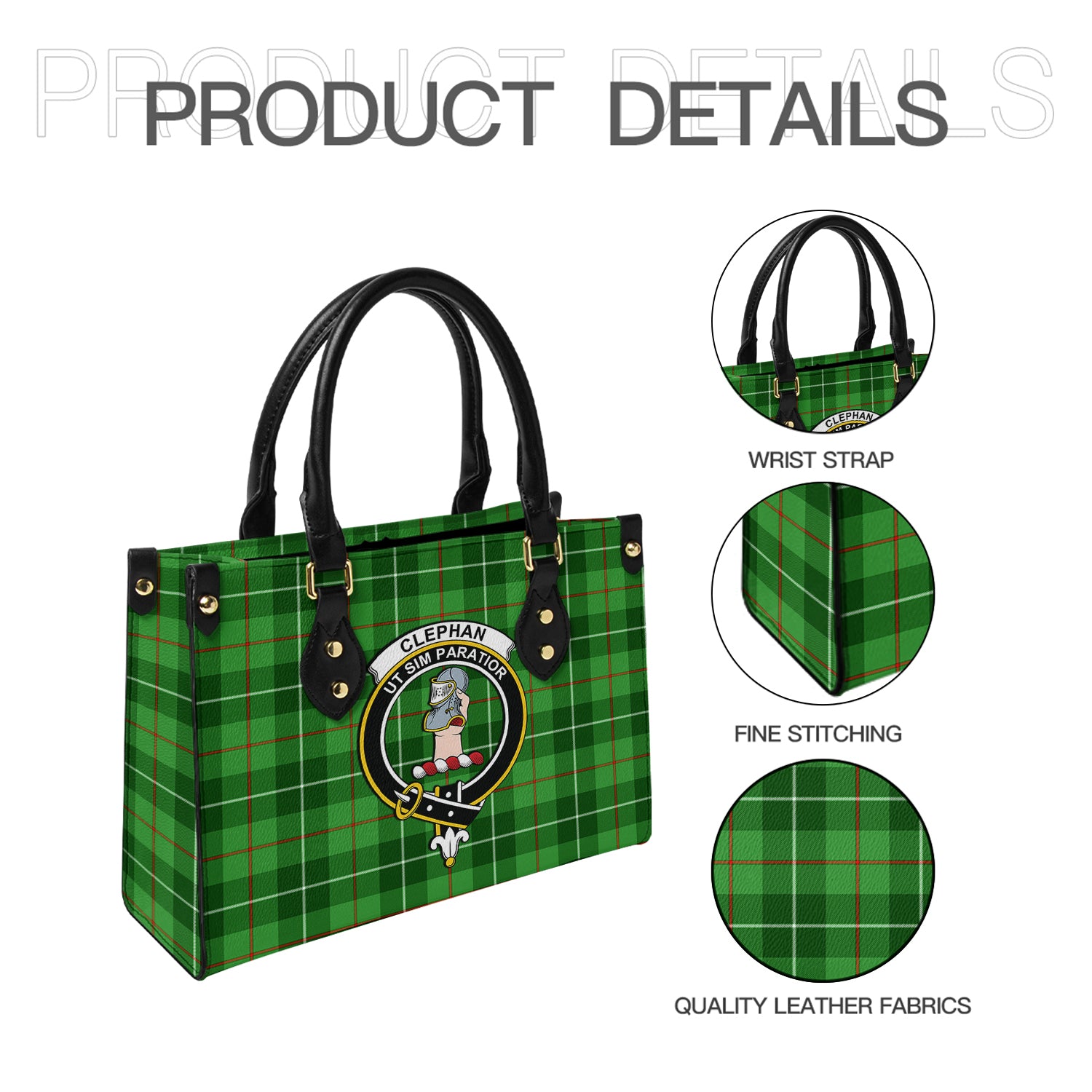 clephan-tartan-leather-bag-with-family-crest