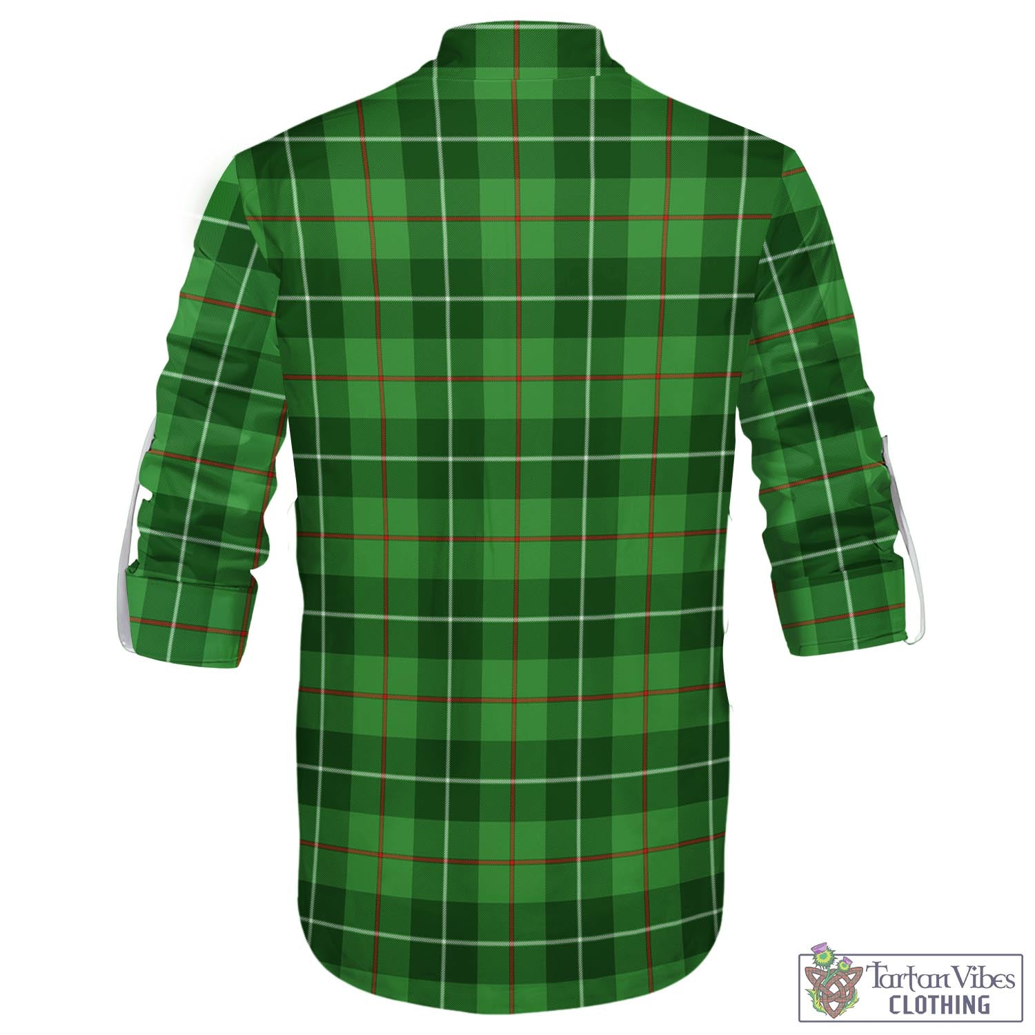 Clephane (Clephan) Tartan Men's Scottish Traditional Jacobite Ghillie Kilt Shirt - Tartan Vibes Clothing