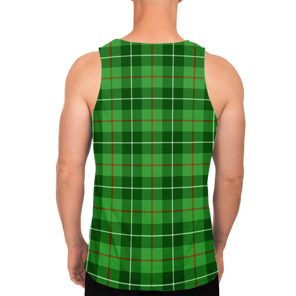 Clephane (Clephan) Tartan Mens Tank Top with Family Crest - Tartan Vibes Clothing