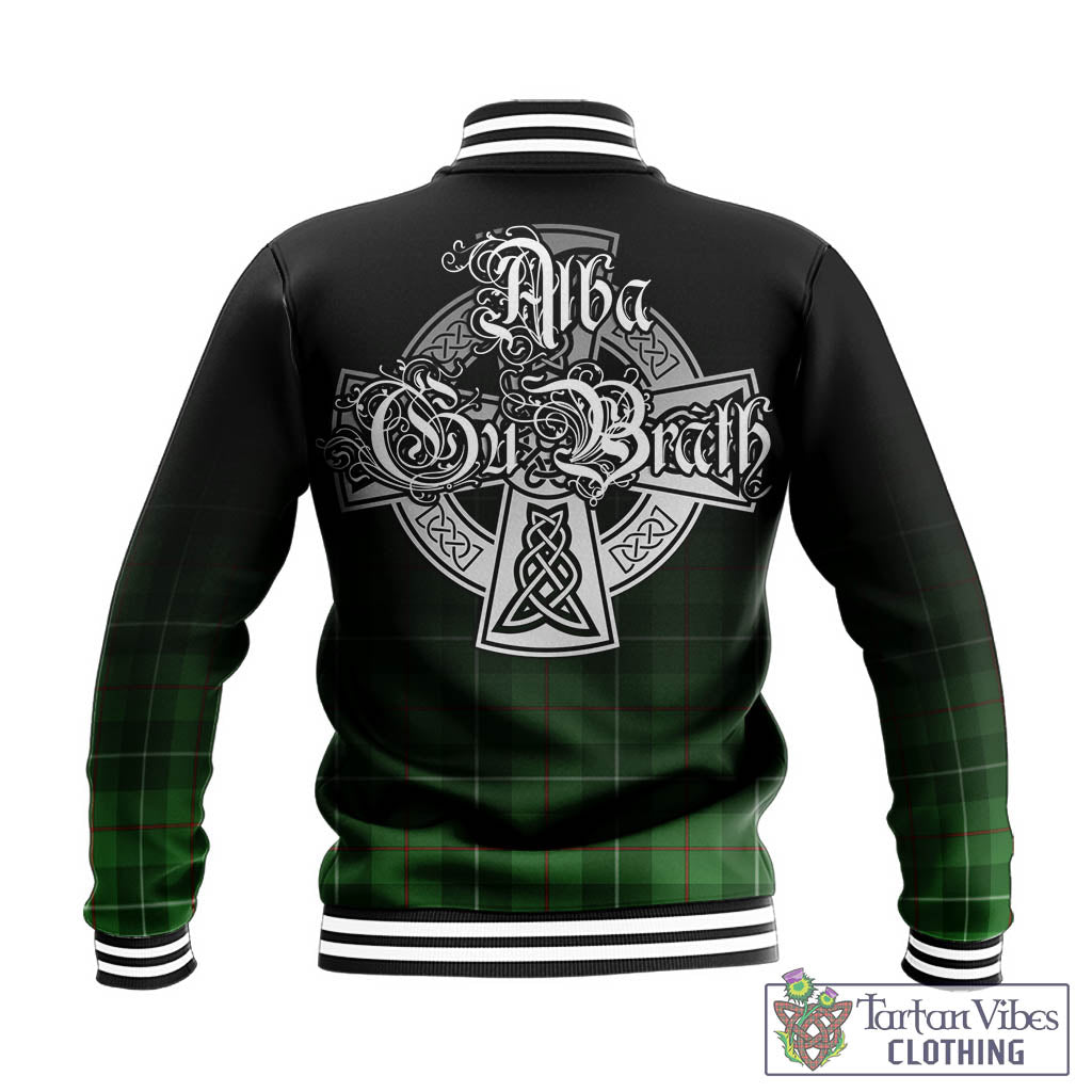 Clephane (Clephan) Tartan Baseball Jacket Featuring Alba Gu Brath Family Crest Celtic Inspired - Tartan Vibes Clothing