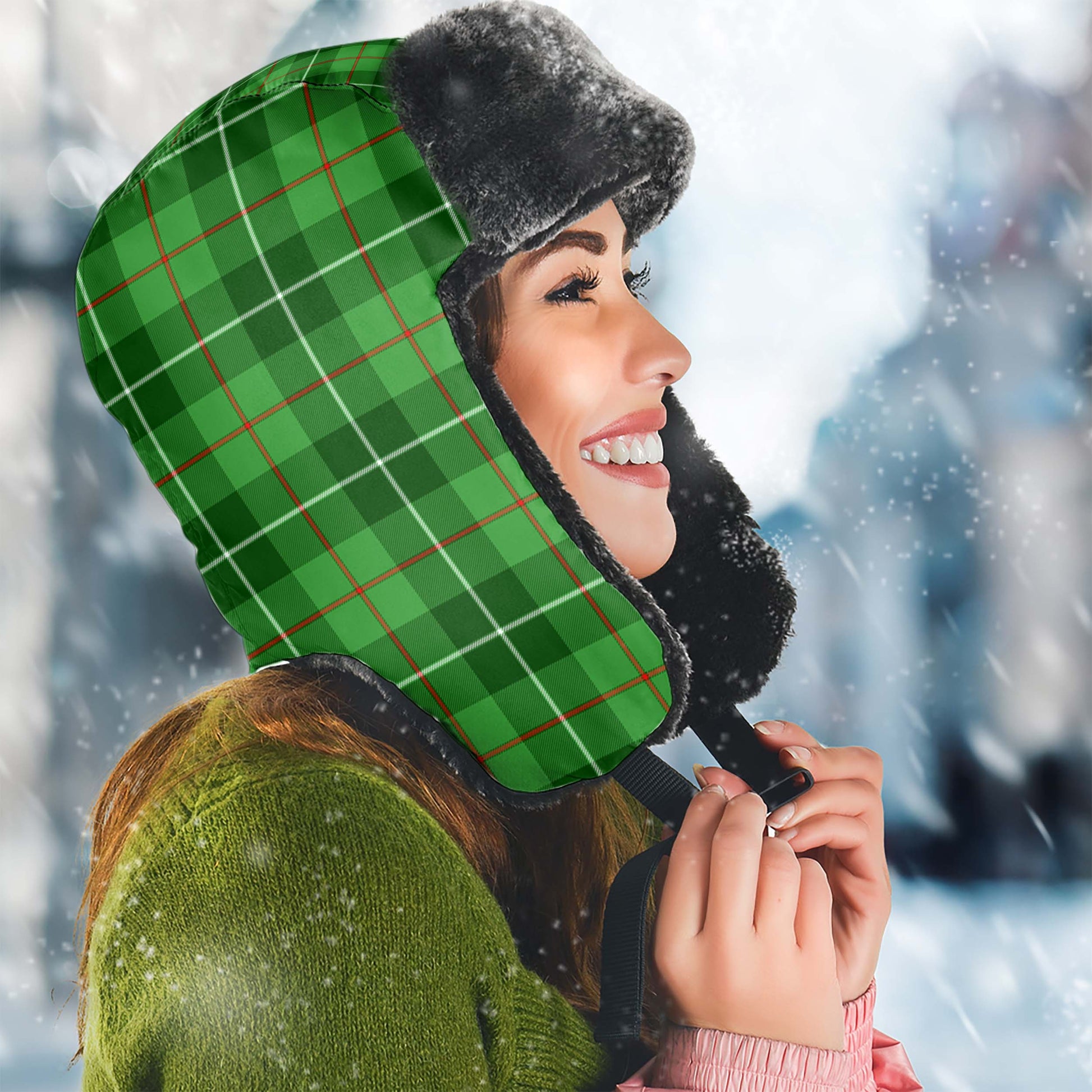 Clephan Tartan Winter Trapper Hat - Tartanvibesclothing