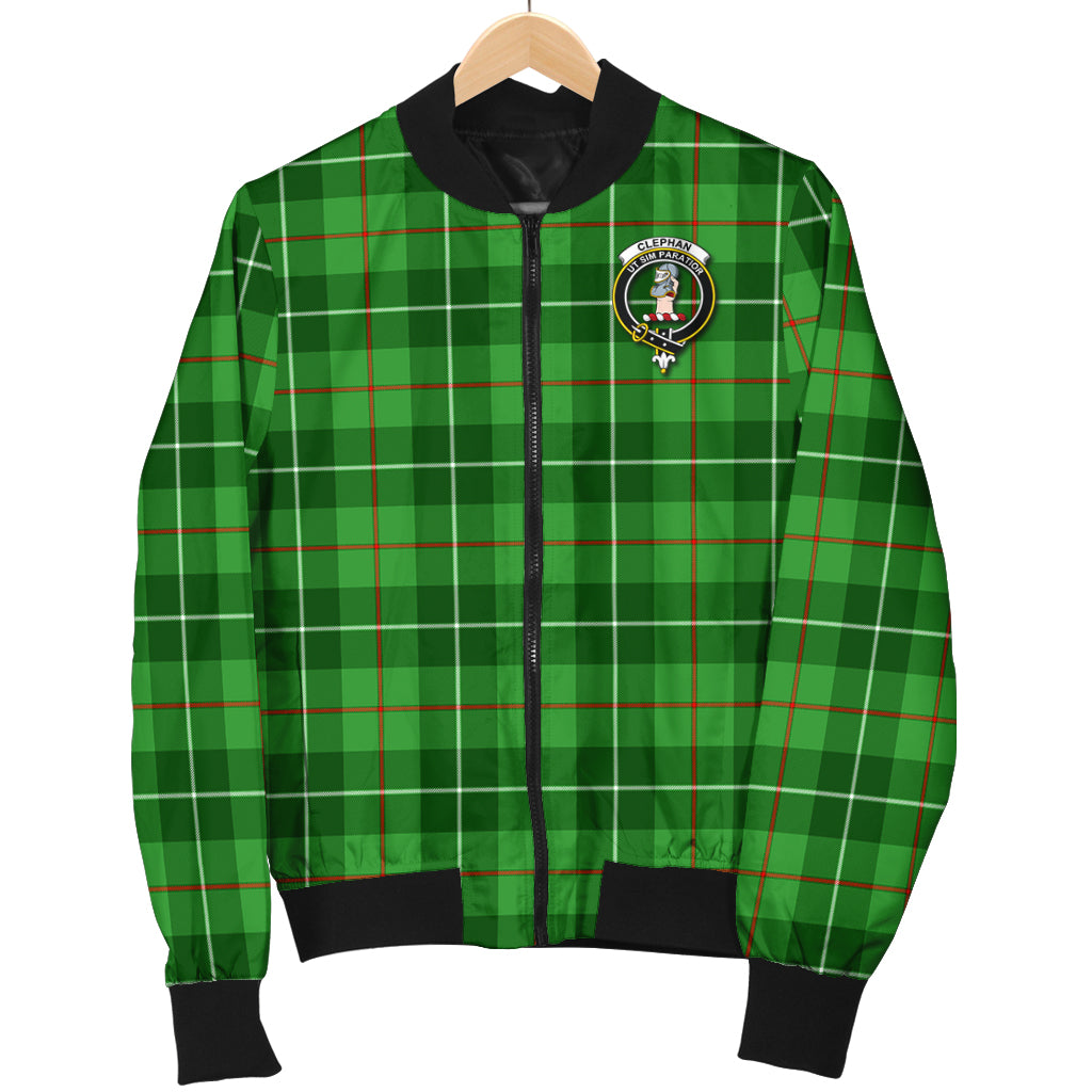 Clephane (Clephan) Tartan Bomber Jacket with Family Crest - Tartan Vibes Clothing