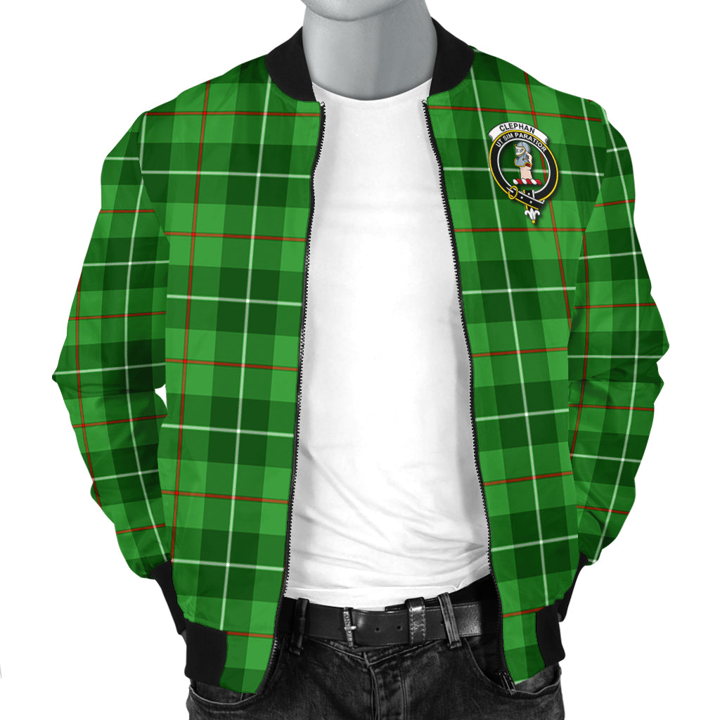 Clephane (Clephan) Tartan Bomber Jacket with Family Crest - Tartan Vibes Clothing