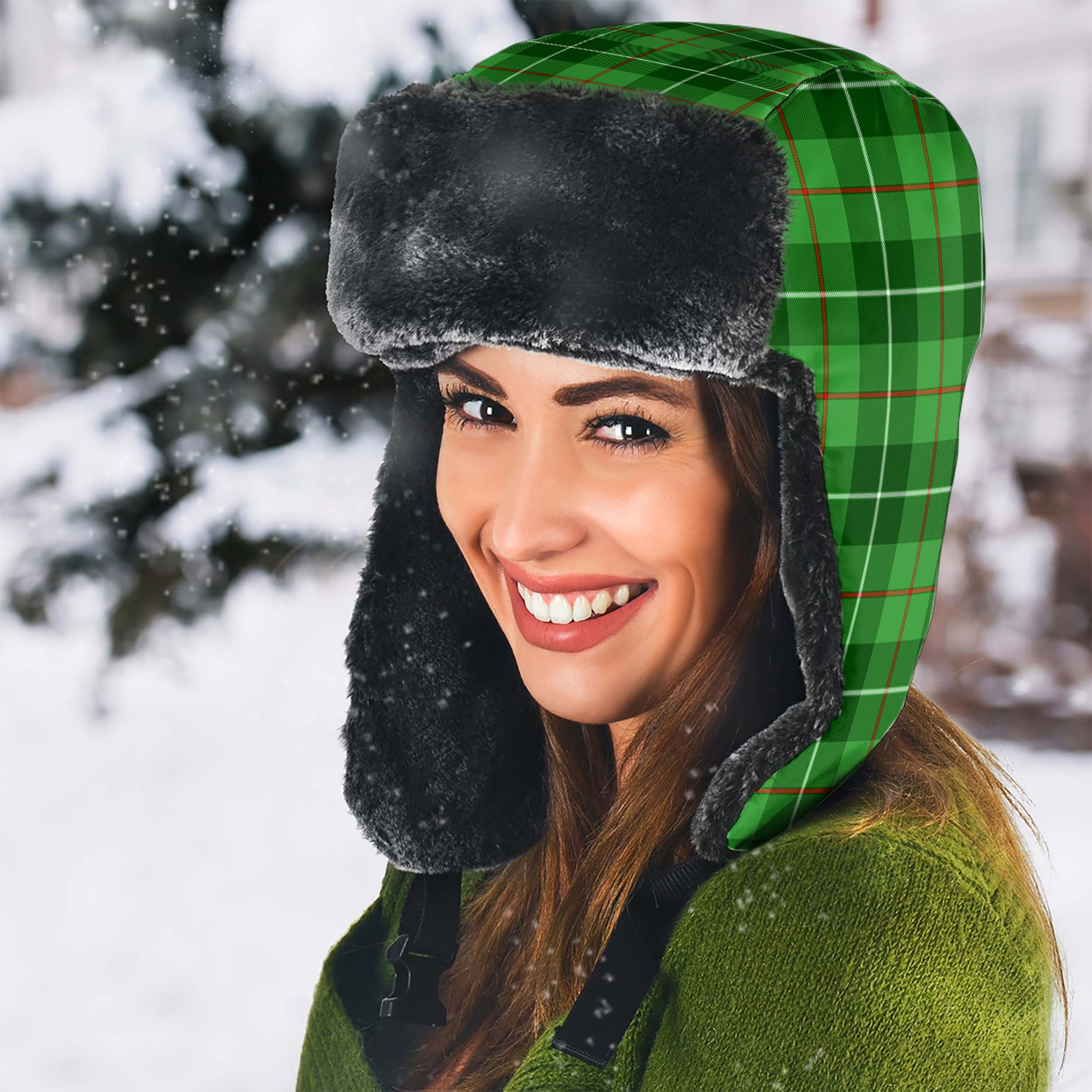Clephan Tartan Winter Trapper Hat - Tartanvibesclothing
