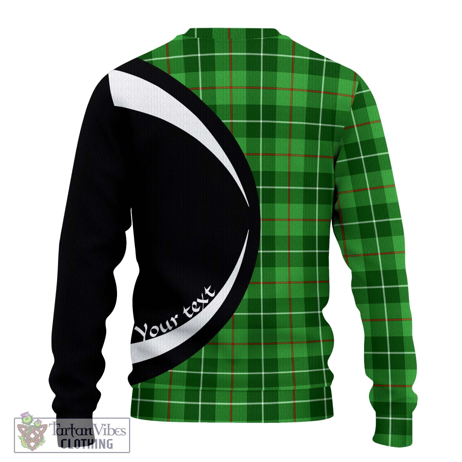 Clephane Tartan Ugly Sweater with Family Crest Circle Style - Tartan Vibes Clothing