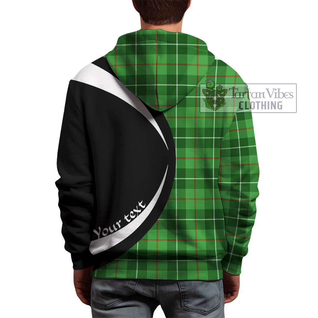 Tartan Vibes Clothing Clephane Tartan Hoodie with Family Crest Circle Style