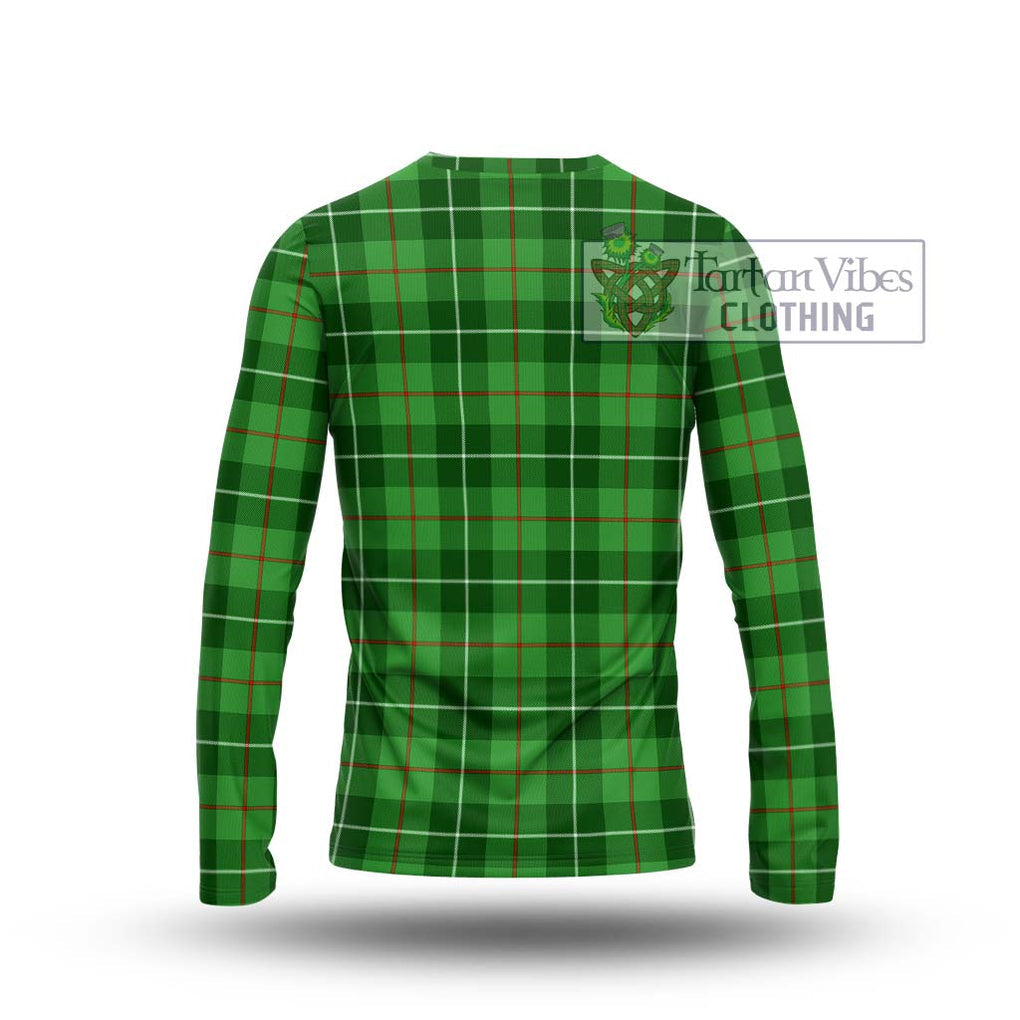 Clephane Tartan Long Sleeve T-Shirt with Family Crest DNA In Me Style - Tartanvibesclothing Shop