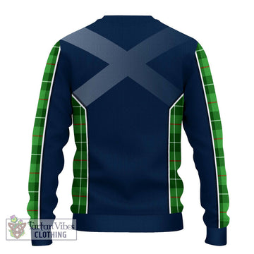 Clephane Tartan Knitted Sweater with Family Crest and Lion Rampant Vibes Sport Style - Tartan Vibes Clothing