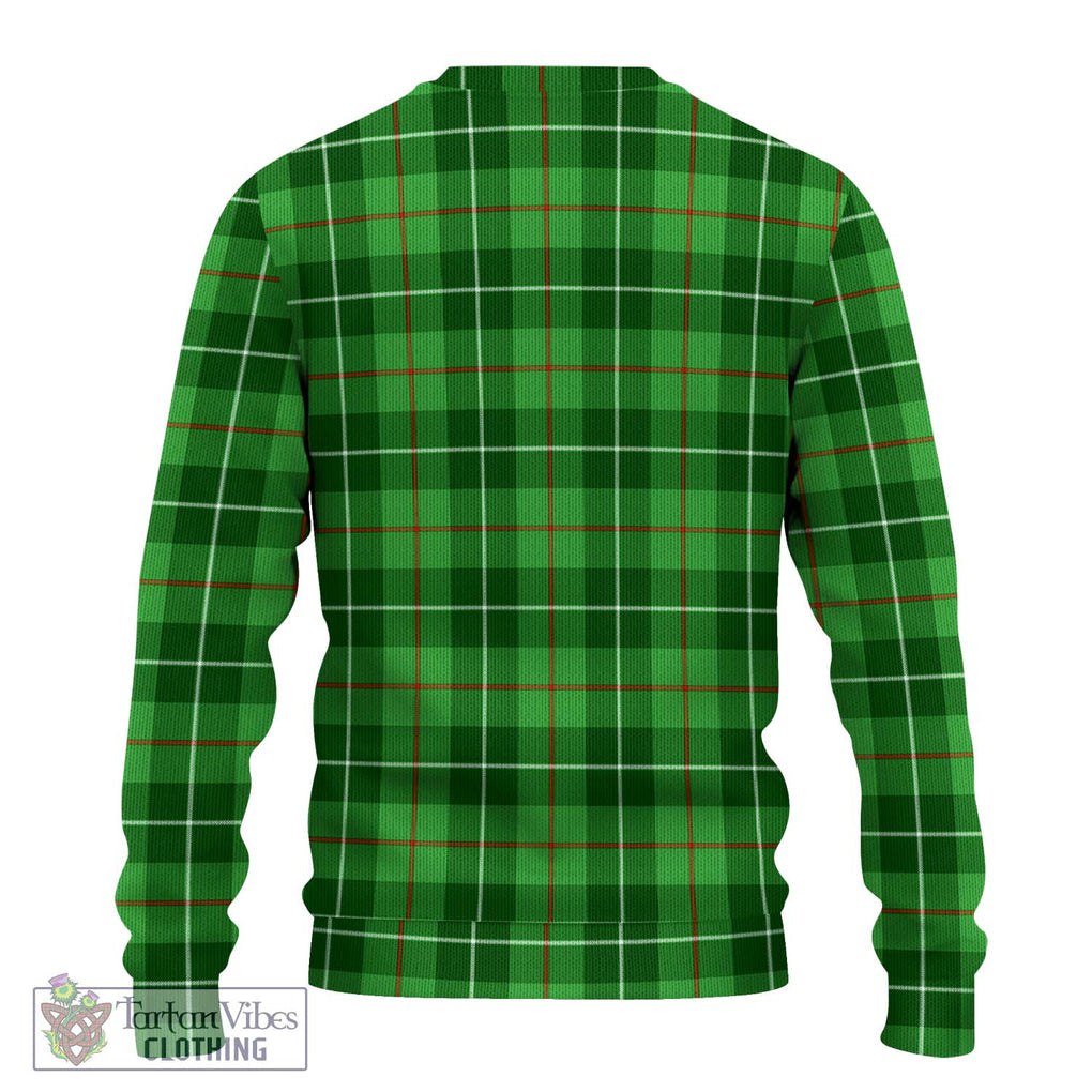 Clephane Tartan Knitted Sweater with Family Crest DNA In Me Style - Tartanvibesclothing Shop