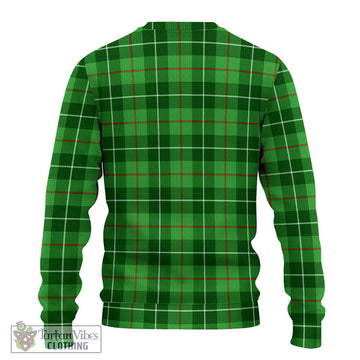 Clephane Tartan Knitted Sweater with Family Crest DNA In Me Style - Tartanvibesclothing Shop