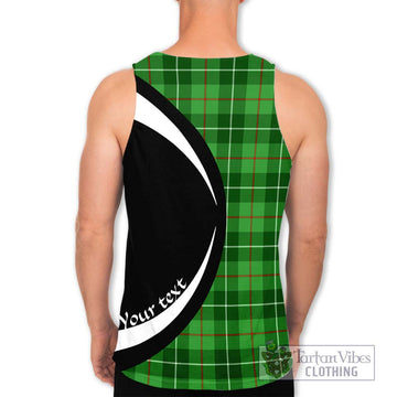Clephane Tartan Men's Tank Top with Family Crest Circle Style - Tartan Vibes Clothing