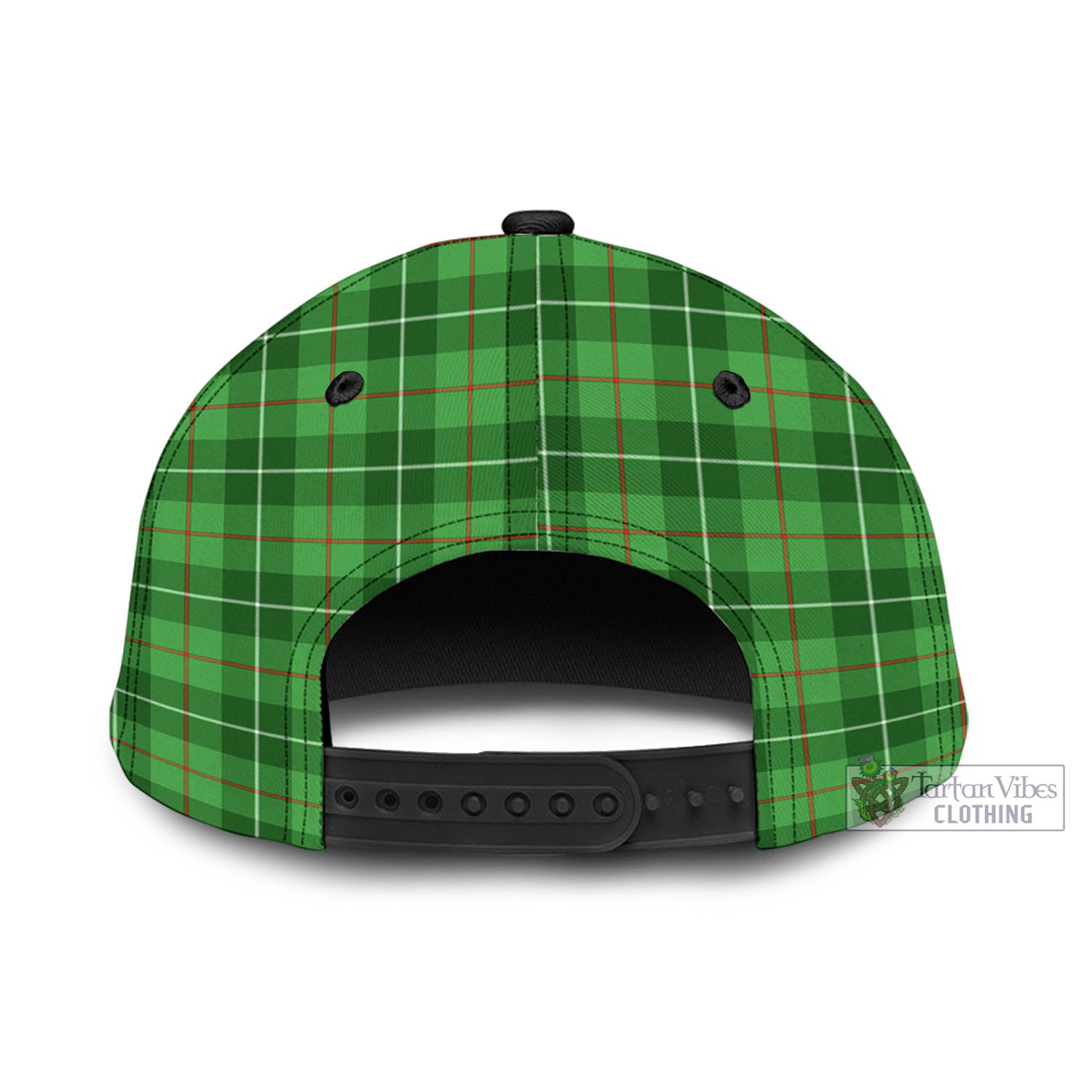Tartan Vibes Clothing Clephane Tartan Classic Cap with Family Crest In Me Style