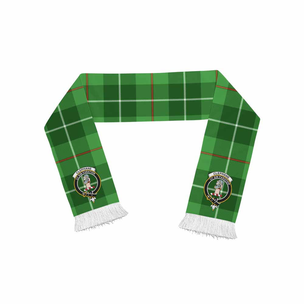 Clephane (Clephan) Tartan Ruffneck Scarf with Family Crest One Size 67.7*6.7 inches - Tartan Vibes Clothing