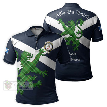 Clephane (Clephan) Tartan Lion Rampant Polo Shirt Proudly Display Your Heritage with Alba Gu Brath and Clan Name Kid - Tartan Vibes Clothing