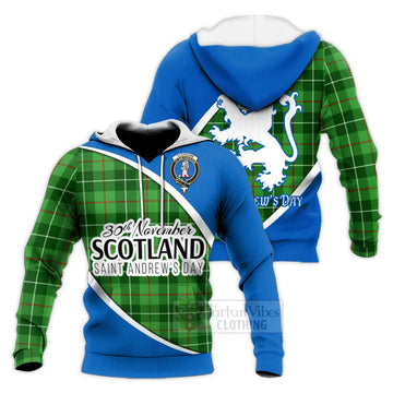 Clephane (Clephan) Family Crest Tartan Knitted Hoodie Celebrate Saint Andrew's Day in Style Unisex Knitted Pullover Hoodie - Tartan Vibes Clothing