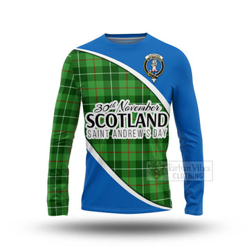 Clephane (Clephan) Family Crest Tartan Long Sleeve T-Shirt Celebrate Saint Andrew's Day in Style Unisex - Tartan Vibes Clothing