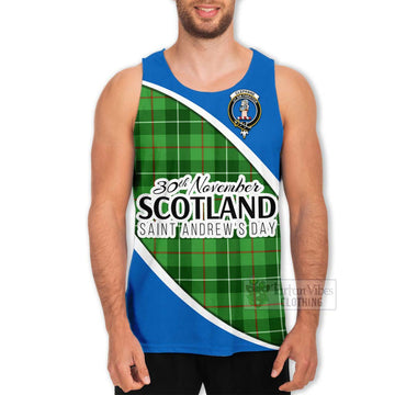 Clephane (Clephan) Family Crest Tartan Men's Tank Top Celebrate Saint Andrew's Day in Style Men - Tartan Vibes Clothing