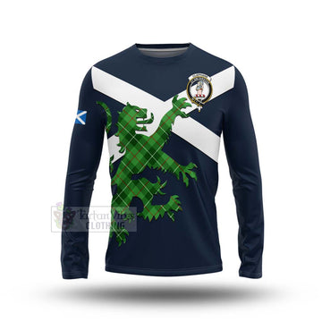Clephane (Clephan) Tartan Lion Rampant Long Sleeve T-Shirt Proudly Display Your Heritage with Alba Gu Brath and Clan Name Unisex - Tartan Vibes Clothing