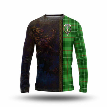 Clephane (Clephan) Tartan Family Crest Long Sleeve T-Shirt Alba Gu Brath Be Brave Lion Ancient Style Unisex - Tartan Vibes Clothing
