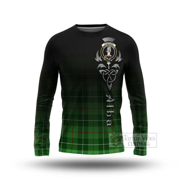 Clephane (Clephan) Tartan Long Sleeve T-Shirt Featuring Alba Gu Brath Family Crest Celtic Inspired Unisex - Tartan Vibes Clothing