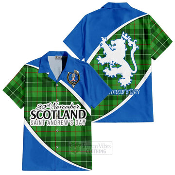 Clephane (Clephan) Family Crest Tartan Hawaiian Shirt Celebrate Saint Andrew's Day in Style Kid - Tartan Vibes Clothing