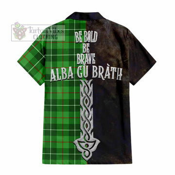 Clephane (Clephan) Tartan Family Crest Hawaiian Shirt Alba Gu Brath Be Brave Lion Ancient Style - Tartan Vibes Clothing