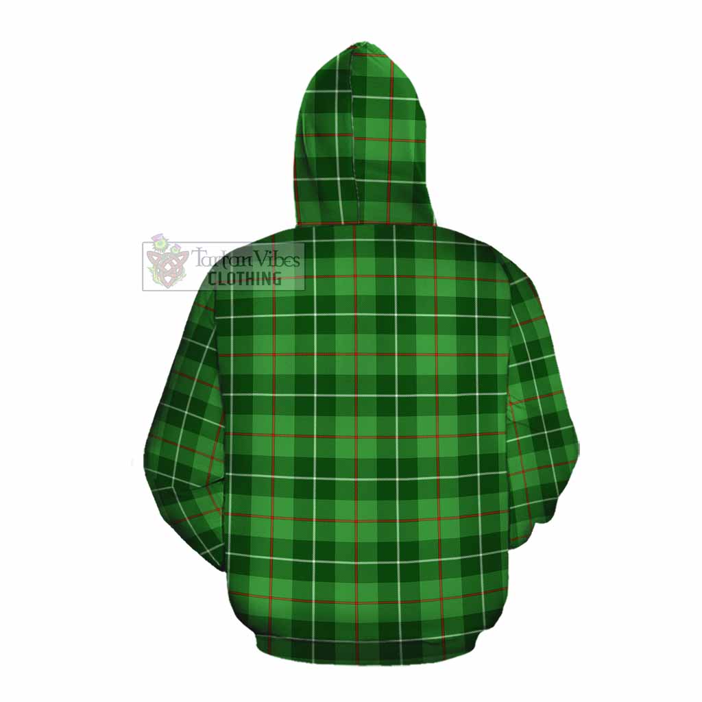 Clephane (Clephan) Tartan Cotton Hoodie with Family Crest DNA In Me Style Pullover Hoodie - Tartan Vibes Clothing