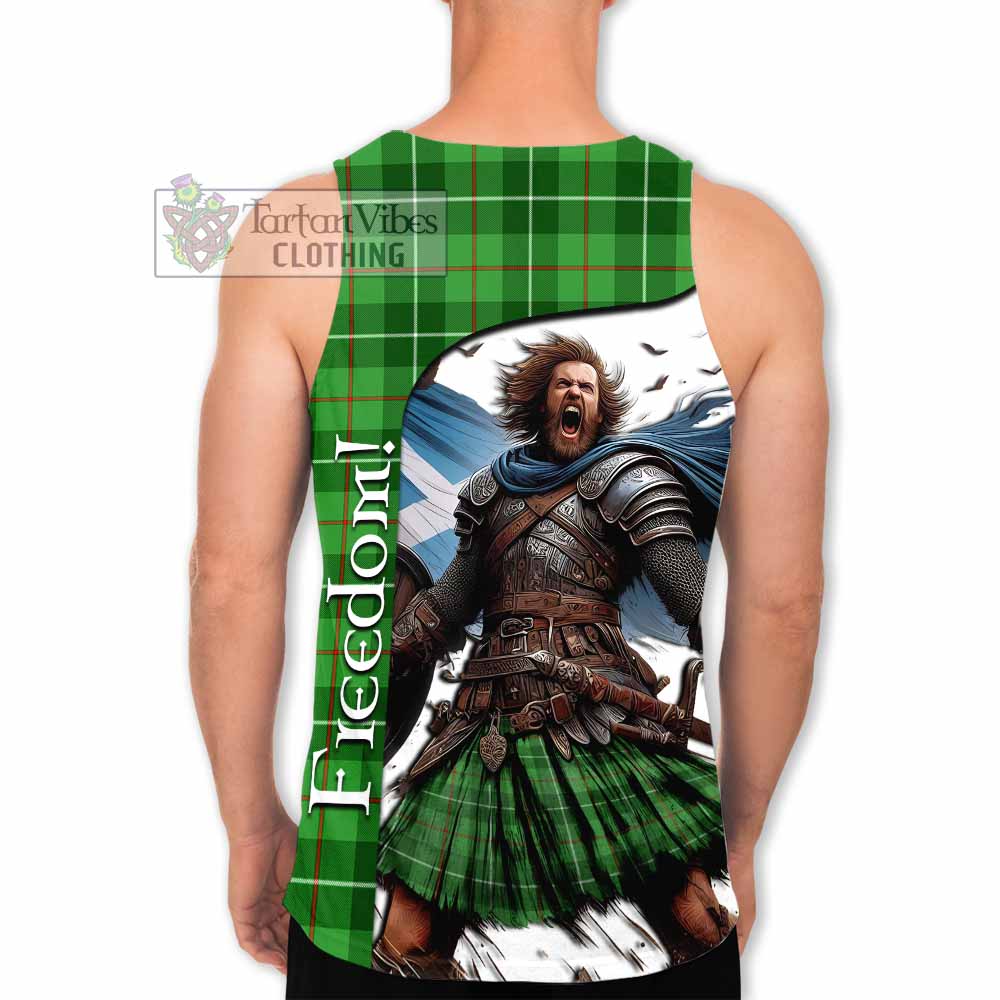 Clephane (Clephan) Crest Tartan Men's Tank Top Inspired by the Freedom of Scottish Warrior - Tartan Vibes Clothing