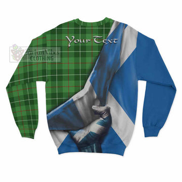 Tartan Vibes Clothing Clephane (Clephan) Tartan Sweatshirt with Family Crest Scotland Patriotic Style