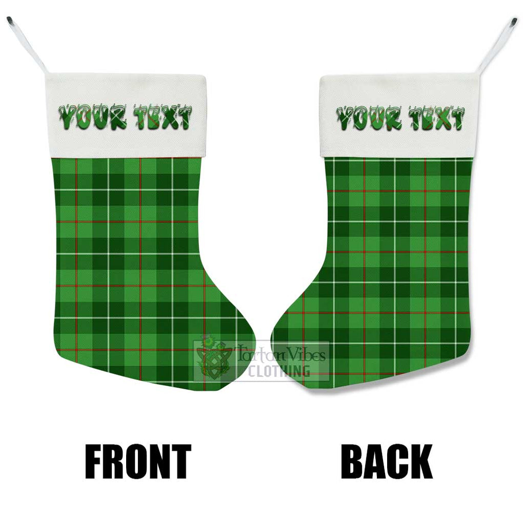 Clephane (Clephan) Tartan Christmas Stocking with Personalized Text - Tartan Vibes Clothing