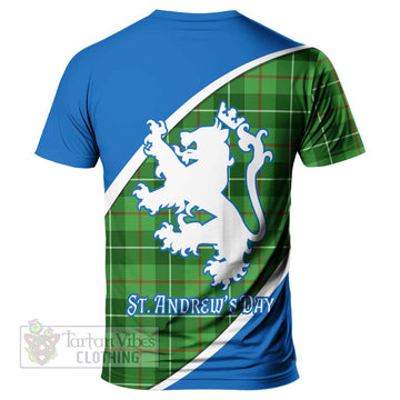 Clephane (Clephan) Family Crest Tartan T-Shirt Celebrate Saint Andrew's Day in Style - Tartan Vibes Clothing