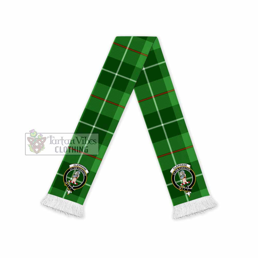 Clephane (Clephan) Tartan Ruffneck Scarf with Family Crest - Tartan Vibes Clothing