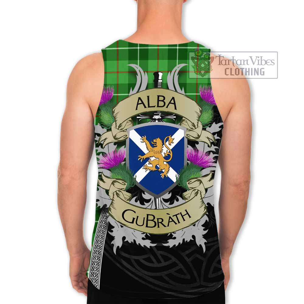 Clephane (Clephan) Tartan Family Crest Men's Tank Top Lion Rampant Royal Thistle Shield Celtic Inspired - Tartan Vibes Clothing