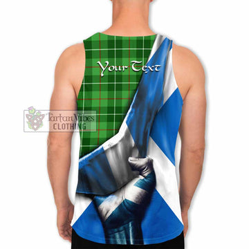 Clephane (Clephan) Tartan Men's Tank Top with Family Crest Scotland Patriotic Style - Tartan Vibes Clothing