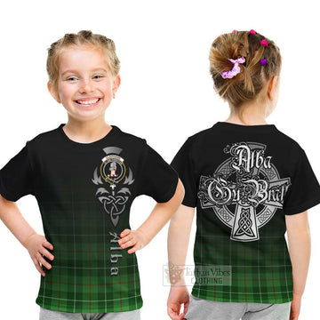 Clephane (Clephan) Tartan Kid T-Shirt Featuring Alba Gu Brath Family Crest Celtic Inspired - Tartan Vibes Clothing