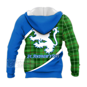 Clephane (Clephan) Family Crest Tartan Knitted Hoodie Celebrate Saint Andrew's Day in Style - Tartan Vibes Clothing