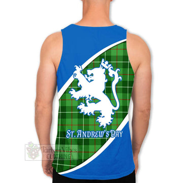 Clephane (Clephan) Family Crest Tartan Men's Tank Top Celebrate Saint Andrew's Day in Style - Tartan Vibes Clothing