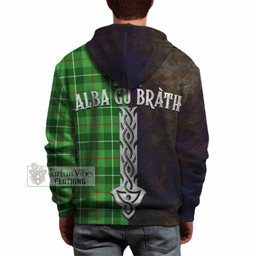 Clephane (Clephan) Tartan Family Crest Hoodie Alba Gu Brath Be Brave Lion Ancient Style - Tartan Vibes Clothing