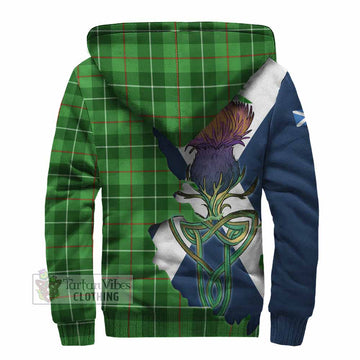 Clephane (Clephan) Tartan Family Crest Sherpa Hoodie Scottish Thistle Celtic Inspired - Tartan Vibes Clothing