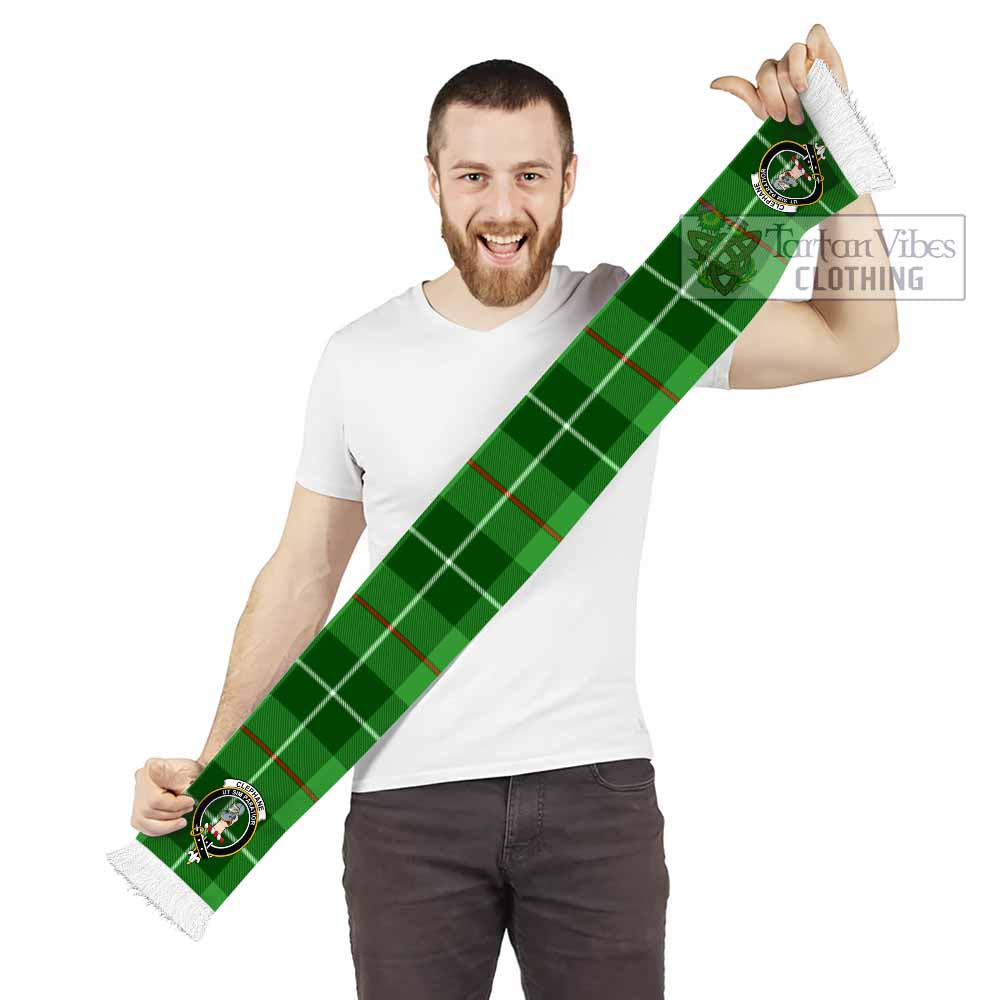 Clephane (Clephan) Tartan Ruffneck Scarf with Family Crest - Tartan Vibes Clothing