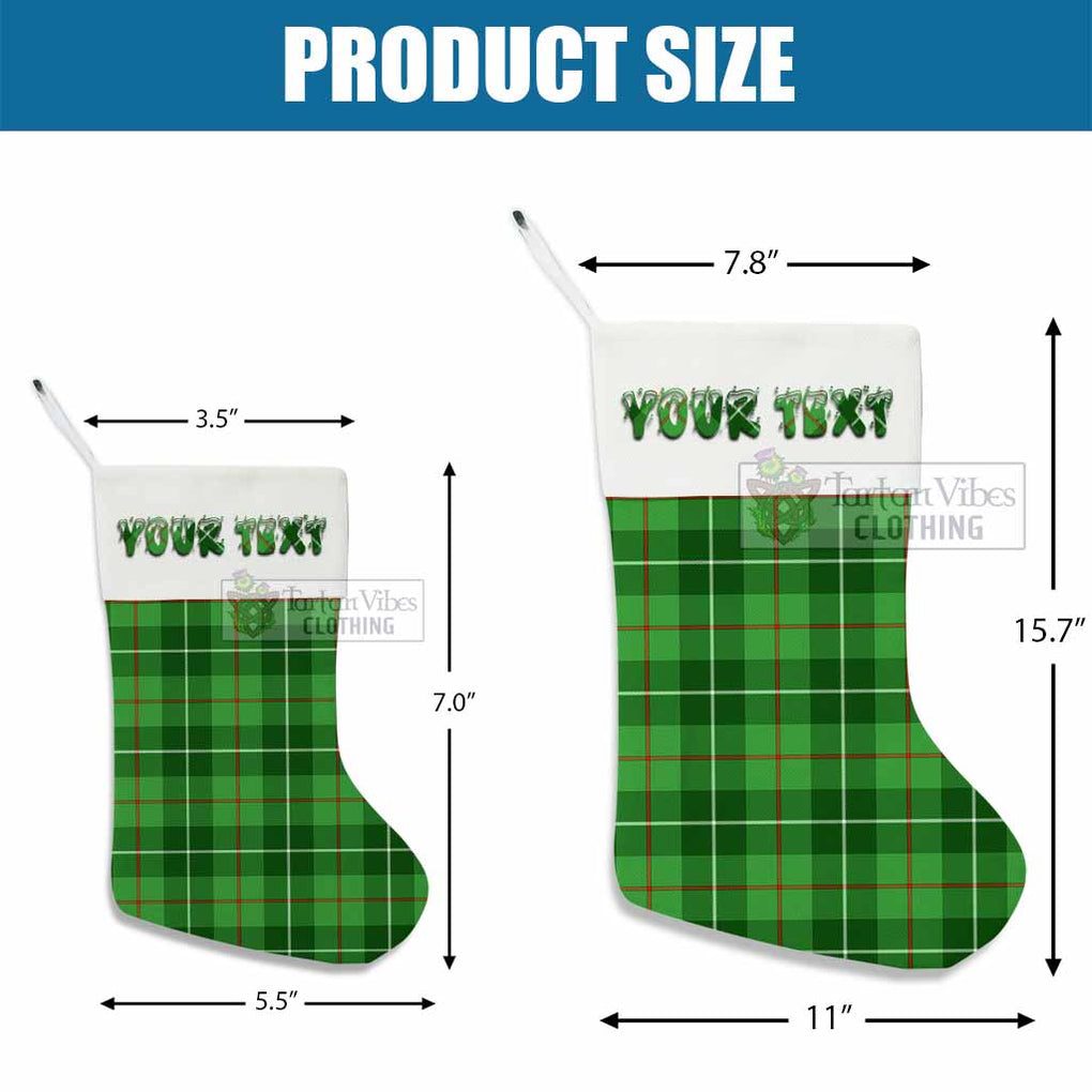 Clephane (Clephan) Tartan Christmas Stocking with Personalized Text - Tartan Vibes Clothing