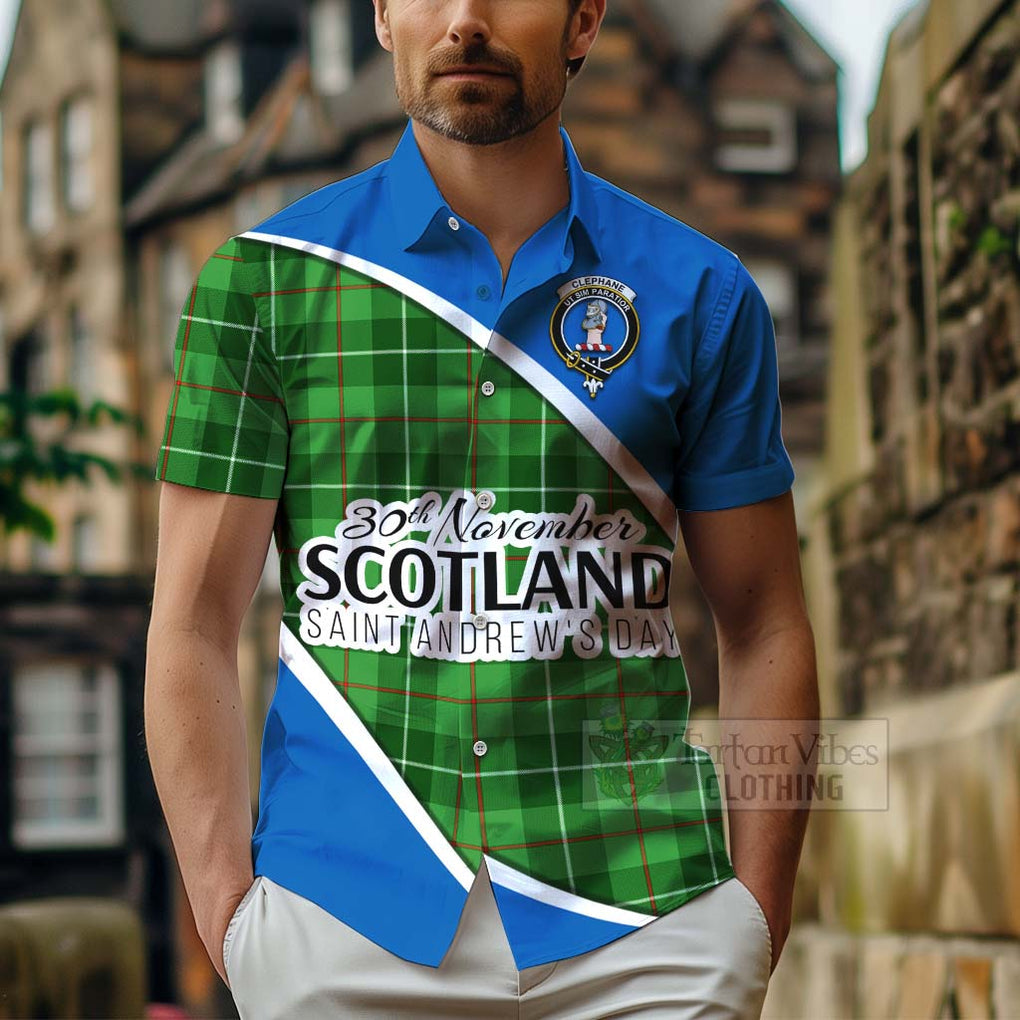 Clephane (Clephan) Family Crest Tartan Hawaiian Shirt Celebrate Saint Andrew's Day in Style - Tartan Vibes Clothing