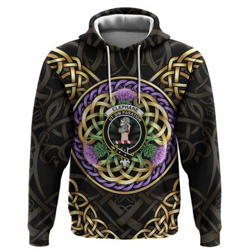 Clephane (Clephan) Clan Crest Hoodie Celtic Scottish Thistle