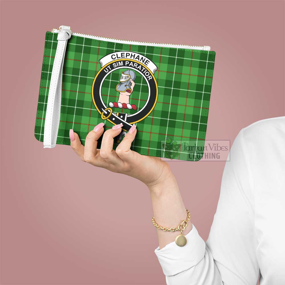 Tartan Vibes Clothing Clephane (Clephan) Family Crest Tartan Clutch Bag