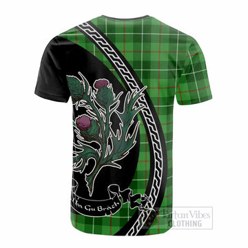 Clephane (Clephan) Family Crest Tartan Cotton T-shirt Alba Thistle Inspired - Tartan Vibes Clothing